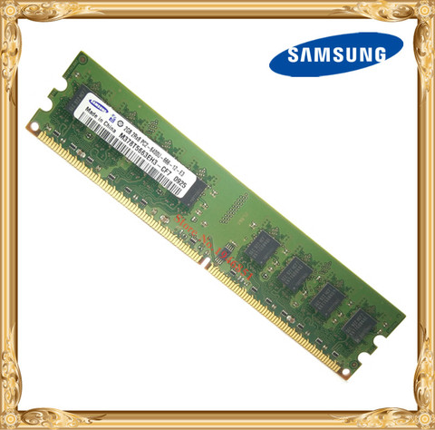 Samsung настольная память 2 ГБ 800 МГц PC2-6400U DDR2 PC RAM 800 6400 2G 240-pin Бесплатная доставка ► Фото 1/1