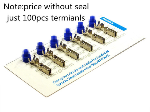 100 шт./лот обжимные клеммы (шпильки) для ремонта провода для Audi Volkswagen Skoda Seat 000979141E ► Фото 1/1