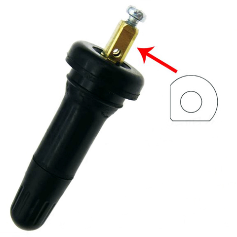 4 шт. клапаны TPMS для FORD JEEP KIA, клапаны для шин TPMS с резиновым датчиком, бескамерный клапан для системы мониторинга давления в шинах ► Фото 1/3