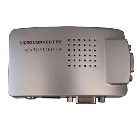 Конвертер сигнала для ноутбука, ПК, VGA в ТВ, AV, RCA, видео, S-Video ► Фото 1/6