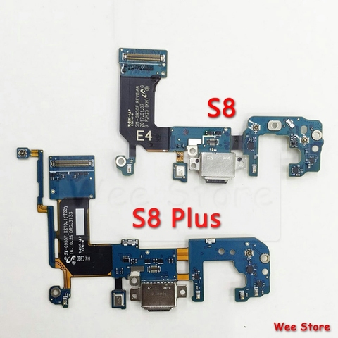 Гибкий кабель для зарядного устройства Samsung Galaxy S8, G950u, G950f, G950n, S8 Plus, G955u, G955f, G955n ► Фото 1/4