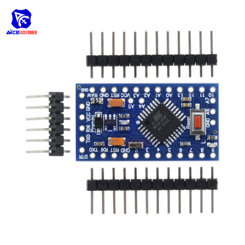 Мини модуль diymore ATMEGA328 Pro, MEGA328 Mini ATMEGA328 3,3 В 8 МГц, замена ATMEGA128 для Arduino Nano с контактами ► Фото 1/6