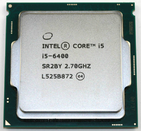 Четырехъядерный процессор Intel Core i5 6400 2,7 ГГц 6 м кэш 65 Вт Процессор SR2BY LGA1151 ► Фото 1/2