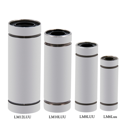 1 шт. LM6LUU LM8LUU LM10LUU LM12LUU линейная шарикоподшипниковая втулка для 3D принтера Расширенный Линейный шарикоподшипник детали для 3D-принтера ► Фото 1/6