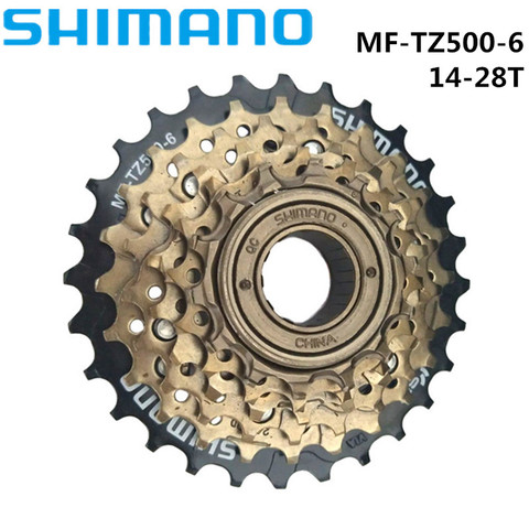 Shimano MF-TZ500 6 Скорость свободного хода 14-28 T для велосипедов MTB дорожный Велоспорт Велосипед маховик мотоцикла TZ500-6 полые Тип курсе процесса производства TZ20 ► Фото 1/1