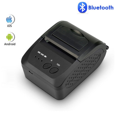 Портативный Bluetooth термопринтер NETUM 1809DD 58 мм с поддержкой Android /IOS и 5890K USB термопринтер для POS-системы ► Фото 1/2