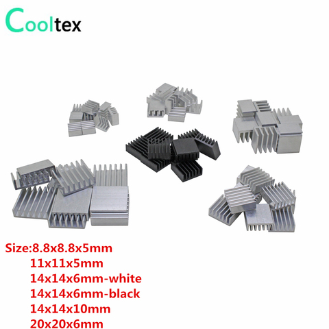 6 моделей, алюминиевый радиатор, радиатор, Охлаждающий радиатор для Raspberry PI, электронный чип IC, интегральная схема для 3D-принтера ► Фото 1/6