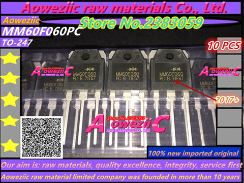 Aoweziic 100% Новый оригинальный сварочный инвертор MM60F060PC MM60FU060 TO-247, Диод Быстрого Восстановления 60A 600 в ► Фото 1/2
