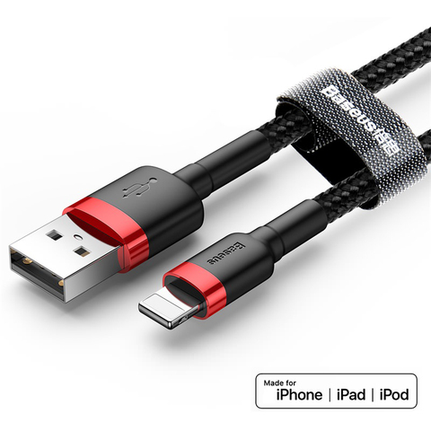 Оригинальный usb-кабель с разъемом lightning, короткий 0,5 м, 1 м, 2 м, 3 м, зарядное устройство для iPhone 11 pro, xs, max, xr, 8, 7, 6s plus, 5se, ipad, быстрая зарядка данных ► Фото 1/6
