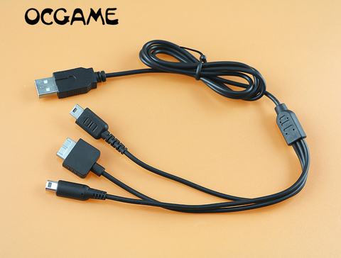 Высококачественный зарядный USB-кабель OCGAME 3 в 1, шнуры для Nintendo NDSL / NDS NDSI XL 3DS / psv1000 ► Фото 1/6
