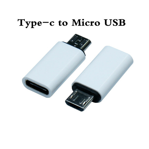 Переходник с разъемом Type-C на Micro USB 2,0, USB 3,1, высокоскоростной адаптер для передачи данных, Аксессуары для мобильных телефонов, сертифицированные Android ► Фото 1/5