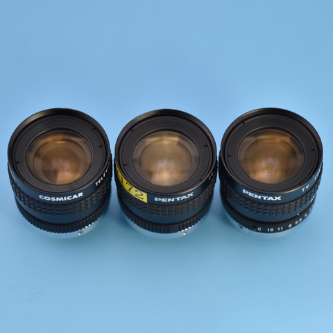 Бывший в употреблении оригинальный объектив PENTAX/COSMICAR 8,5 мм 1:1.5 для промышленной камеры ► Фото 1/5