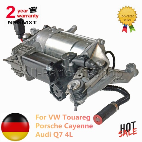 Компрессор пневматической подвески AP01, насос для Touareg Porsche Cayenne Audi Q7 4L 4L0698007A 4154033050 4L069801 3,0 TDI 6,0 3,6 4,2 ► Фото 1/6