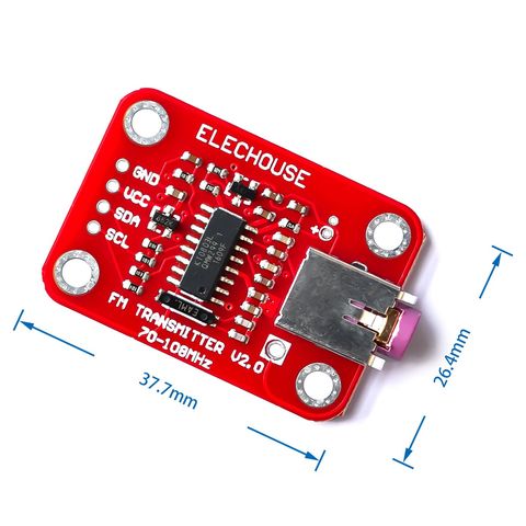 FM-радиопередатчик, модуль радио передатчик станции для Arduino ► Фото 1/5