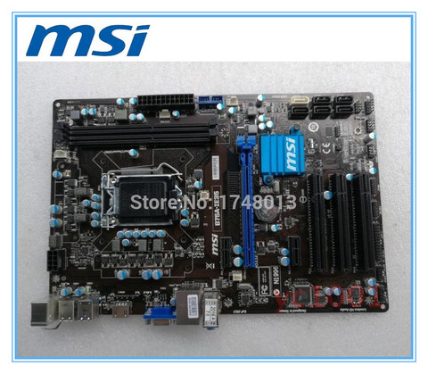 Материнская плата MSI для настольных ПК, материнская плата LGA 1155 DDR3 для I3 I5 I7 CPU с поддержкой 22 нм B75, материнская плата ► Фото 1/1