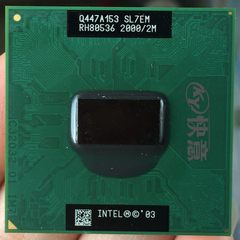 Оригинальный ноутбук Intel Pentium M 755, процессор Pentium PM755 2,0G 2M SL7EM ► Фото 1/1