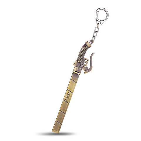 Аниме атака на Титанов брелок металлический Бронзовый кулон брелок для ключей 
