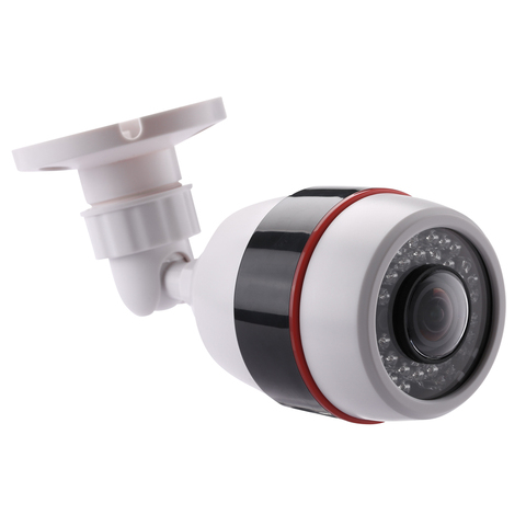 Камера видеонаблюдения Hamrolte 1080P 5 МП, объектив «рыбий глаз» 1,7 мм, панорамная AHD-камера с углом обзора 180 градусов, водонепроницаемая уличная ц... ► Фото 1/6