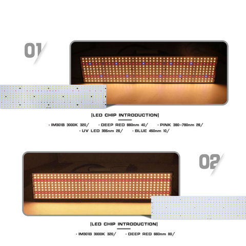 Samsung 240w led 400pcs PCBA quantum board, QB288 (490x95x1,6 мм) PCB с LM301B + 660nm/LM561C S6 3000K diy led plant grow light ► Фото 1/6