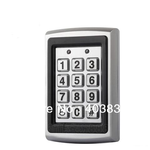 7612 металлическая Rfid Клавиатура контроля доступа поддержка 1000 пользователей 125 кГц считыватель ID карт Электрический цифровой пароль дверной замок ► Фото 1/4