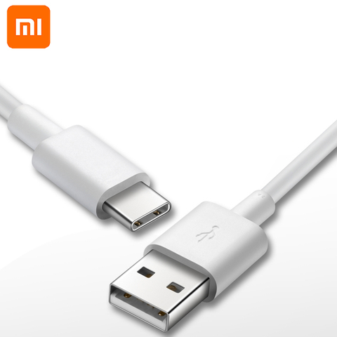 Оригинальный зарядный кабель Xiaomi USB Type-C для быстрой зарядки и передачи данных для XIAO Mi9, 6, 5 детской, 5C, 5X, Φ Plus 4C, Φ MIX MAX, 2, NOTE 2, 3, Redmi pro ► Фото 1/6