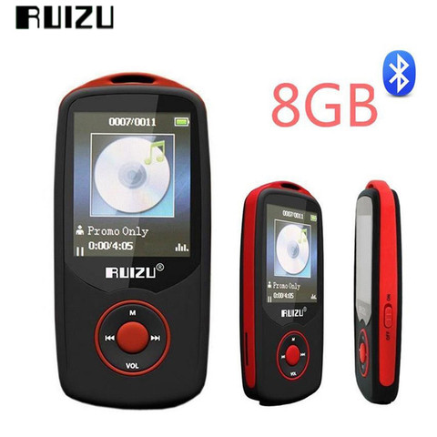 Оригинальный MP3-плеер RUIZU X06, Bluetooth, 8 ГБ, TFT, ЖК-экран 1,8 дюйма, диктофон без потерь, FM, Hi-Fi, спортивный мини mp3-музыкальный плеер ► Фото 1/6