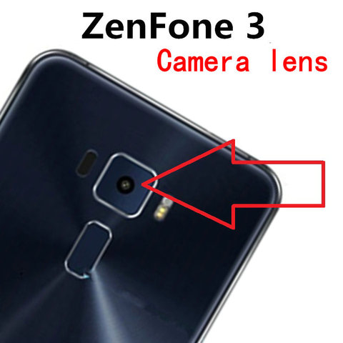 Стекло для объектива задней камеры Asus ZenFone3 ZenFone 3 ZE552KL, 2 шт./лот, с наклейкой ► Фото 1/1