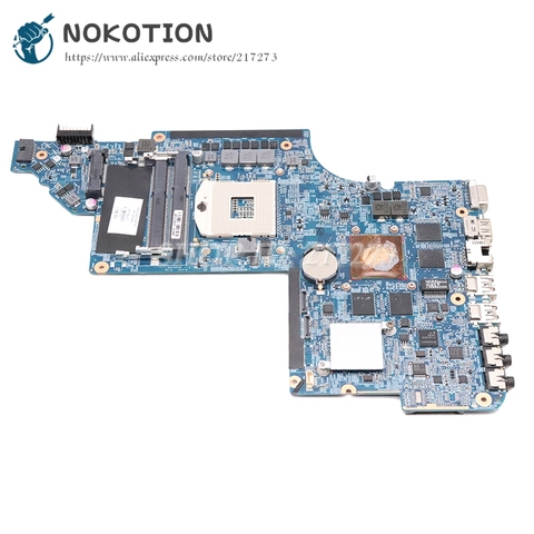 Материнская плата NOKOTION 665343-001 650799-001 для ноутбука HP Pavilion DV6, материнская плата для ноутбука HM65 DDR3 HD6770M, 1 ГБ GPU ► Фото 1/6