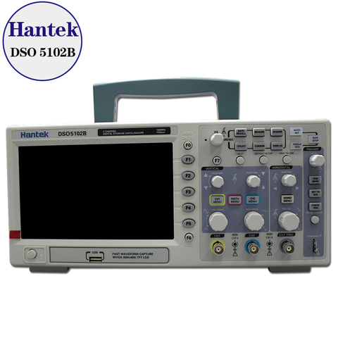 Цифровой осциллограф Hantek DSO5102B, 100 МГц, 1 Гвыб/с, лучше, чем ADS1102CAL + ► Фото 1/4