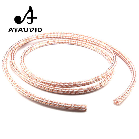 ATAUDIO Hifi 12TC динамик кабель Hi-end Pure OCC Diy Громкоговоритель кабель с 24 нитями ► Фото 1/6