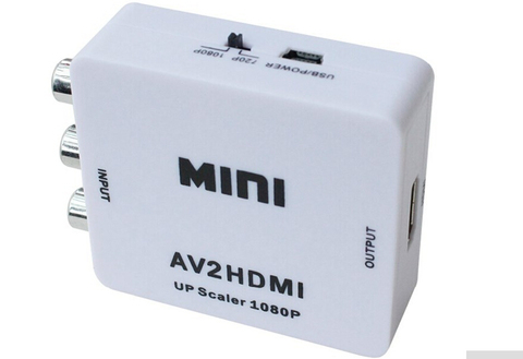 Конвертер сигнала RCA в HDMI AV в HDMI 1080P AV2HDMI Mini AV в HDMI для ТВ VHS VCR, чипсет записи DVD, AV2HDMI ► Фото 1/4