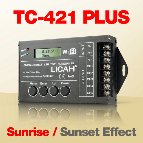 Светодиодный Таймер LICAH TC-421 PLUS, контроллер для создания эффектов солнечного заката ► Фото 1/1