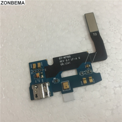 ZONBEMA зарядное устройство порт USB док-разъем гибкий ленточный кабель для Samsung Galaxy Note 2 N7100 ► Фото 1/2