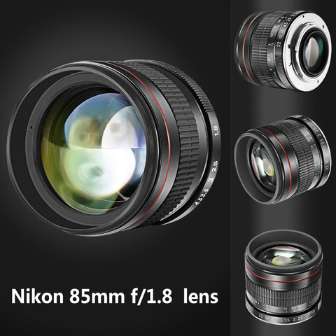 Neewer 85 мм f/1,8 портретный асферический телеобъектив для Nikon D5 D4 D810 D0800 D750 D610 для Canon80D 70D 60D 60Da 50D 7D 6D 5D ► Фото 1/6