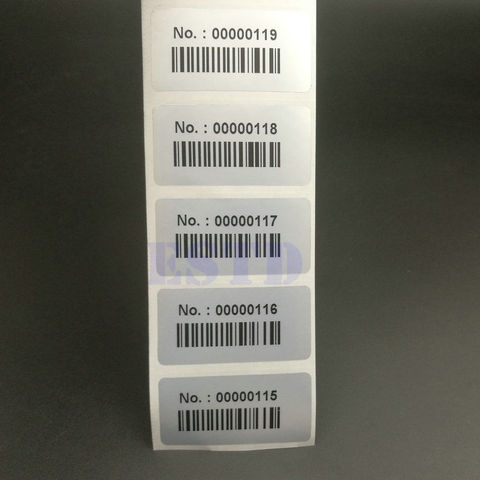 Серийные номера с наклейками для штрих-кодов, 1000 дюйма x 1,57 дюйма, 40x20 мм ► Фото 1/3