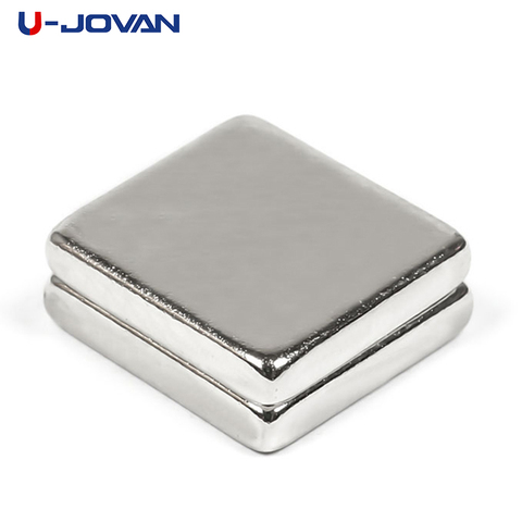 U-JOVAN 2 шт 15x15x3 мм N35 Маленький мини-диск мощный магнит 15*15*3 Редкоземельные неодимовые магниты ► Фото 1/3