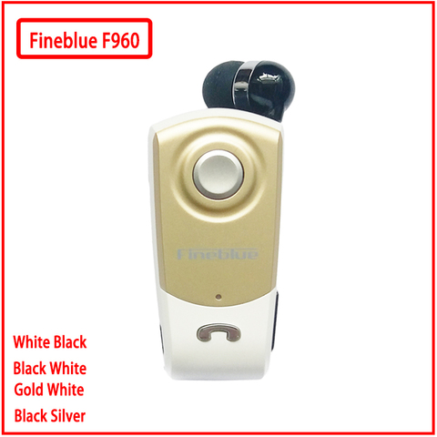 Fineblue F960 мини bluetooth-наушники, беспроводные наушники с микрофоном, гарнитура, звонки, напоминающие вибрацию, износ, зажим для драйвера ► Фото 1/6