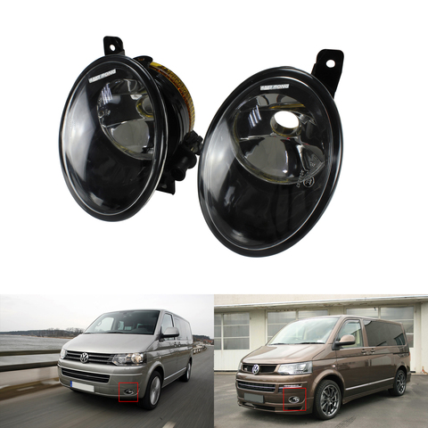 ANGRONG 2x противотуманный светильник, OEM сменный левый и правый без лампы для VW T5 Transporter Caravelle Multivan (facelifed) 2010-2015 ► Фото 1/6