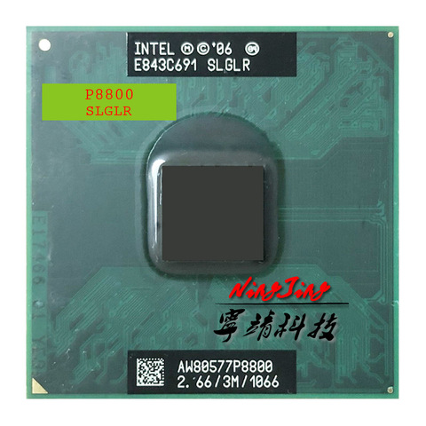 Процессор Intel Core 2 Duo для мобильных телефонов P8800 SLGLR, двухъядерный процессор 2,6 ГГц с двумя потоками, 3M 25W Socket P ► Фото 1/1