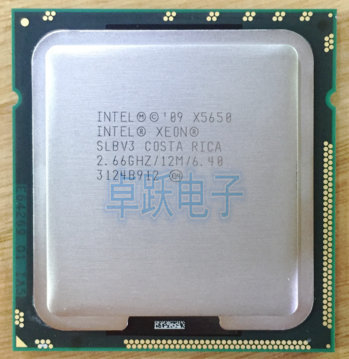 Оригинальный процессор Intel Xeon X5650, 2,66 ГГц, LGA1366, 12 Мб кэш-памяти L2, шесть ядер, серверный процессор, бесплатная доставка ► Фото 1/1