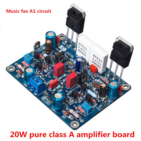 Музыкальная факсимильная схема A1 20 Вт на 5551/5401 + 2sa/ 2SC5198 чистая Плата усилителя мощности класса А ► Фото 1/1