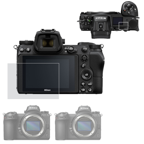 Закаленное стекло/пленка ЖК-экран протектор + Топ плеча информация протектор экрана для Nikon Z7II Z6II Z7 Z6 Z5 Z 5 6 7 II камеры ► Фото 1/5