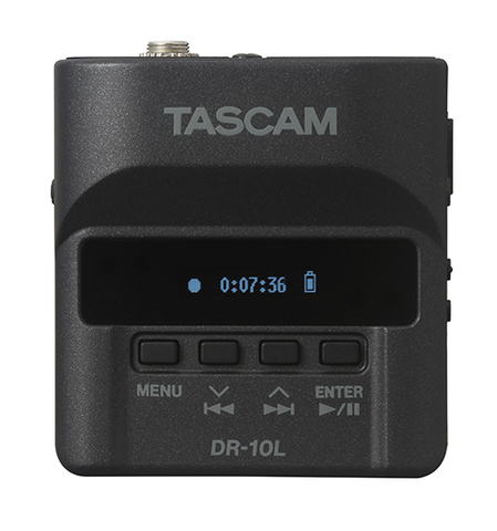 Tascam DR-10L цифровой аудио рекордер с петличным микрофоном, двойная запись Карманный регистратор рекордер для кинотеатра, видеографа, свадьбы ► Фото 1/6