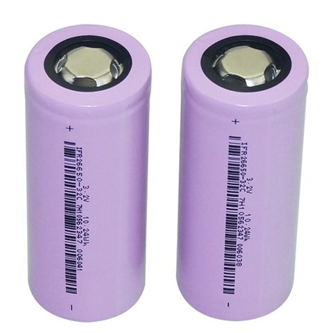 Аккумуляторная батарея Hixon LiFePo4, 2-4 шт., 3,2 в/11,24 Вт/ч, 3200 мА · ч, IFR26650, плоский верх с сертификатом UN und UL ► Фото 1/6
