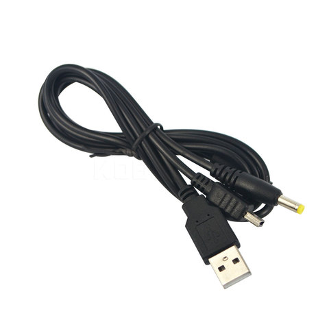 Новейший 2 в 1 USB кабель для передачи данных + зарядный кабель для PSP 2000 3000, игровые аксессуары ► Фото 1/5