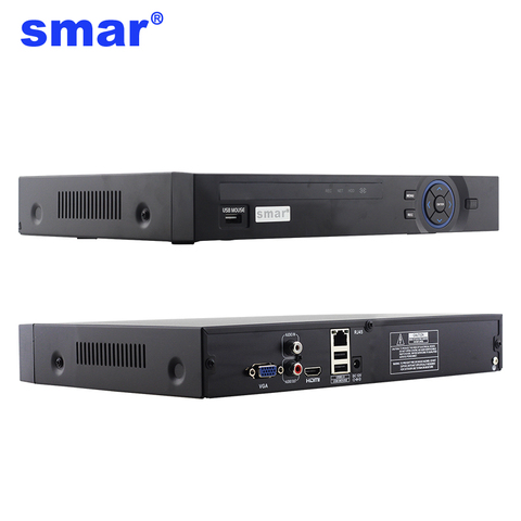 Видеорегистратор Smar FULL HD 32 канала 1080P CCTV NVR 25 каналов 5 Мп 8 каналов 4K сетевой видеорегистратор ONVIF P2P HDMI VGA с поддержкой видеонаблюдения 3G WIFI ► Фото 1/6