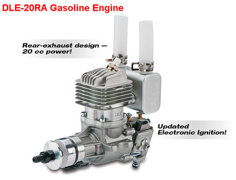Оригинальный новейший бензиновый двигатель DLE 20CC 20RA DLE20RA для радиоуправляемой модели ► Фото 1/5