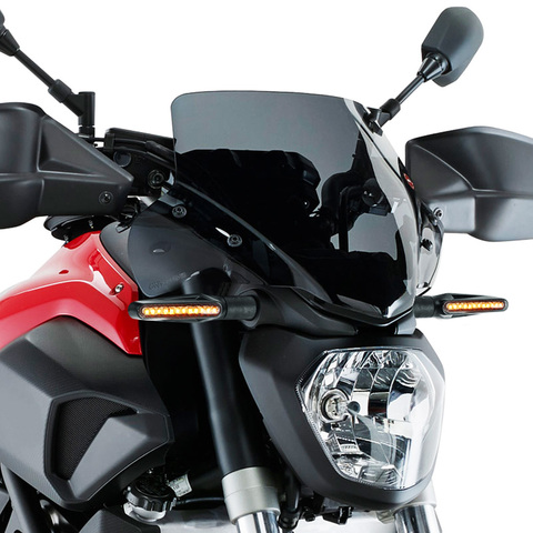 Указатели поворота для мотоцикла, универсальные светодиодные индикаторы, осветительная лампа для Yamaha FZ6R Xj6 Fz1 MT-09 MT07 для Honda For KAWASAKI ► Фото 1/6