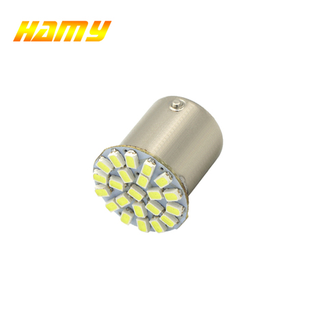 1 шт. P21W 1156 BA15S 1157 Bay15d 22SMD автомобильная светодиодная лампа, автомобильные задние поворотные сигнальные огни, стоп-сигнал заднего хода, стояно... ► Фото 1/6