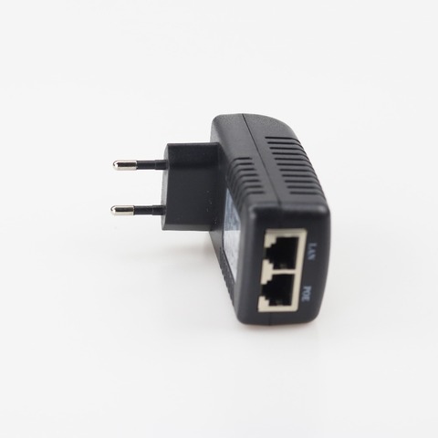 GZGMET ce 48V 0.5A POE Инжектор адаптер 10/100 Мбит/с rj45 Интернет-камера Ethernet мощность заглушка инжектора POE коммутатор Ethernet мощность ► Фото 1/5